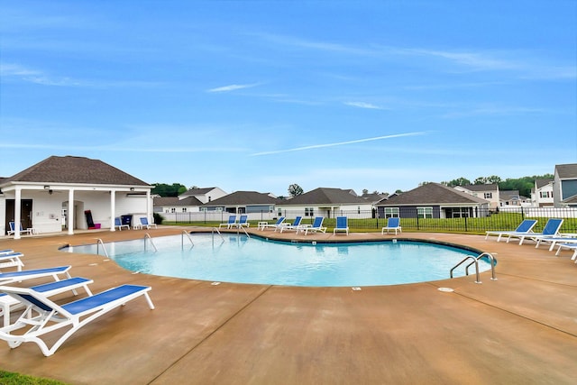 211 Addison Ave, Chapel Hill, TN 37034 - community pool featuring a patio, a residential view, and ceiling fan