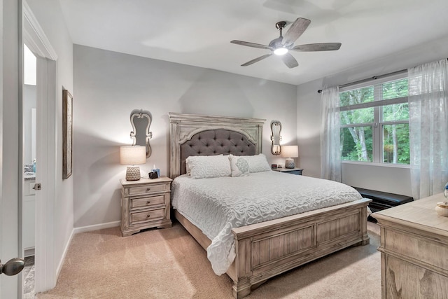 211 Addison Ave, Chapel Hill, TN 37034 - bedroom featuring light carpet, baseboards, and ceiling fan