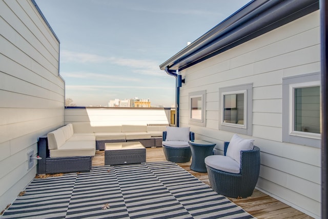 2001 Convent Pl Unit 7, Nashville, TN 37212 - wooden terrace featuring outdoor lounge area