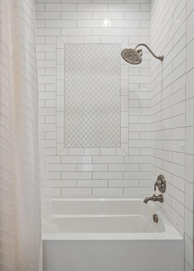 4740 Edwardian Trce, Franklin, TN 37067 - bathroom featuring shower / bath combo with shower curtain