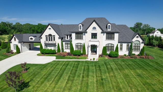 4740 Edwardian Trce, Franklin, TN 37067 - french country style house featuring a front yard and driveway