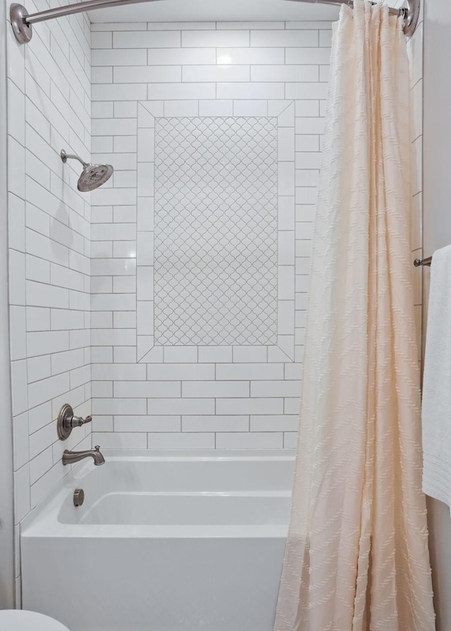 4740 Edwardian Trce, Franklin, TN 37067 - full bath with shower / tub combo with curtain