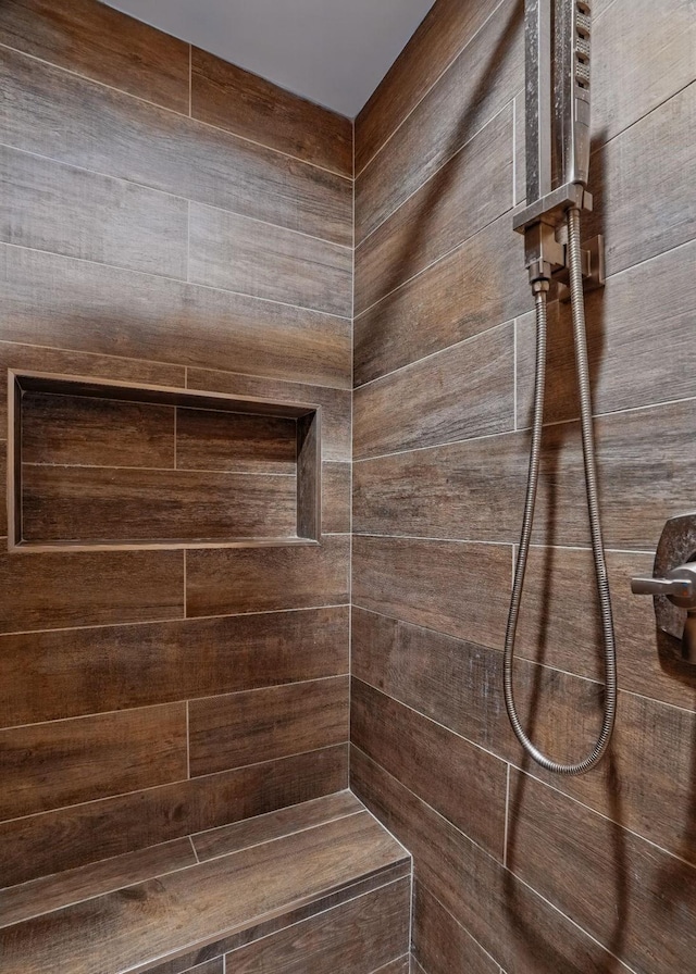 4740 Edwardian Trce, Franklin, TN 37067 - bathroom featuring tiled shower