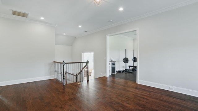 4740 Edwardian Trce, Franklin, TN 37067 - unfurnished room featuring wood finished floors, recessed lighting, baseboards, and ornamental molding