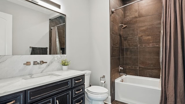 4740 Edwardian Trce, Franklin, TN 37067 - full bathroom with shower / bath combo, toilet, and vanity