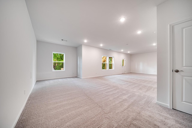316 Deacon Ln, White House, TN 37188 - spare room with light carpet, baseboards, and recessed lighting