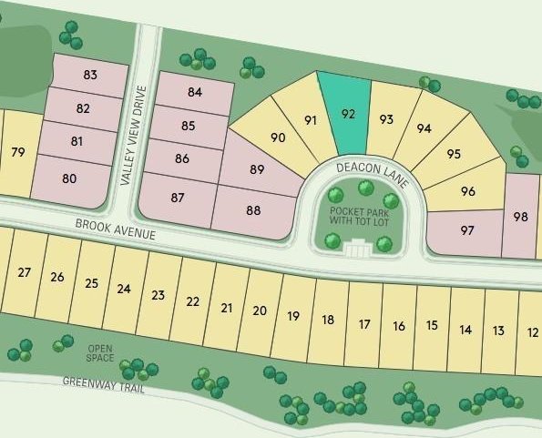 316 Deacon Ln, White House, TN 37188 - map of parcels