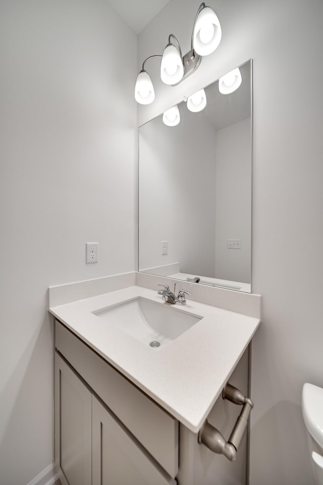316 Deacon Ln, White House, TN 37188 - half bath with vanity and toilet