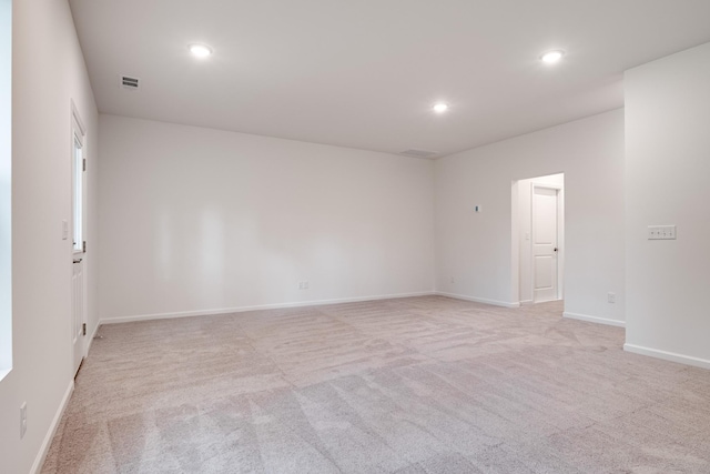 316 Deacon Ln, White House, TN 37188 - empty room featuring light carpet, recessed lighting, and baseboards