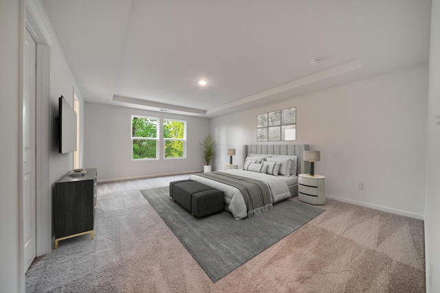 316 Deacon Ln, White House, TN 37188 - bedroom featuring a raised ceiling, carpet flooring, and baseboards