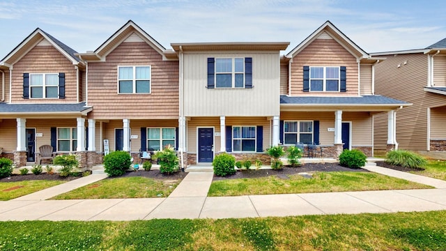 4117 Saddlecreek Way, Antioch, TN 37013 - multi unit property featuring a porch and stone siding