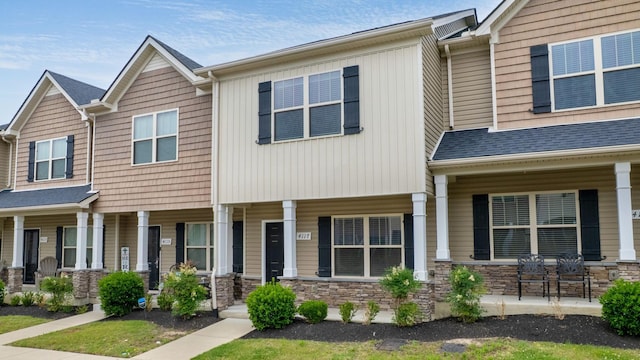 4117 Saddlecreek Way, Antioch, TN 37013 - view of front of home with a porch and stone siding