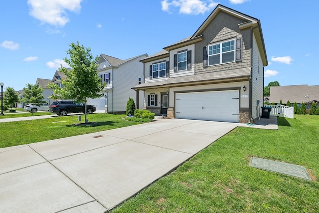 319 Petunia Dr, Smyrna, TN 37167 - craftsman inspired home featuring driveway, an attached garage, and brick siding