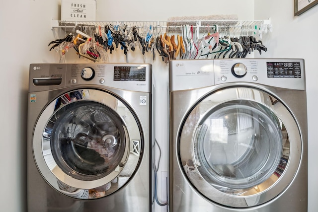 319 Petunia Dr, Smyrna, TN 37167 - washroom featuring washing machine and clothes dryer