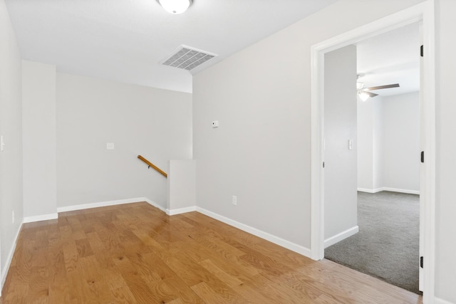 1190 Stonegate Cir NW, Cleveland, TN 37312 - empty room with wood finished floors, baseboards, and a ceiling fan