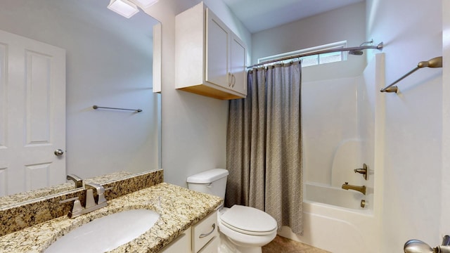 4421 Janefield Way, Nolensville, TN 37135 - full bath with toilet, vanity, and shower / bathtub combination with curtain
