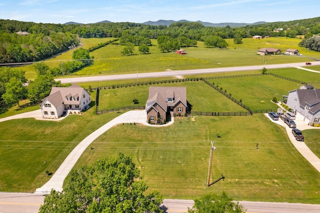 11769 Milton St, Milton, TN 37118 - aerial view of sparsely populated area with a mountainous background