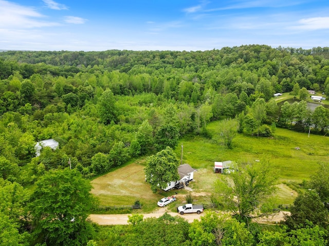 287 Rack Clayton Rd, Hohenwald, TN 38462 - aerial view of a heavily wooded area