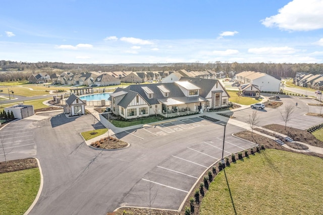967 Nance Ln, Lebanon, TN 37087 - aerial view of residential area featuring a pool