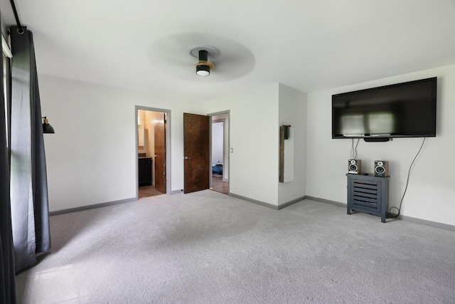 5904 S New Hope Rd, Hermitage, TN 37076 - unfurnished bedroom featuring carpet floors, baseboards, and ceiling fan