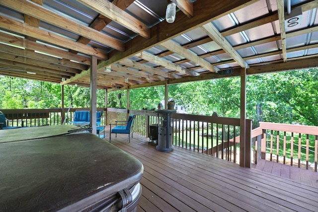 5904 S New Hope Rd, Hermitage, TN 37076 - view of deck