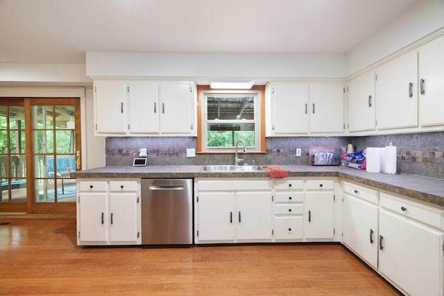 5904 S New Hope Rd, Hermitage, TN 37076 - kitchen featuring dishwasher, healthy amount of natural light, and tasteful backsplash
