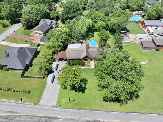 5904 S New Hope Rd, Hermitage, TN 37076 - bird's eye view of a pool