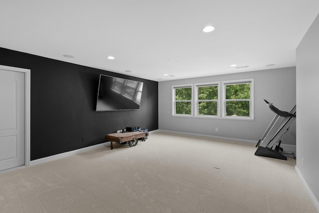 410 Pastoral Way, Nolensville, TN 37135 - interior space featuring carpet floors, baseboards, and recessed lighting