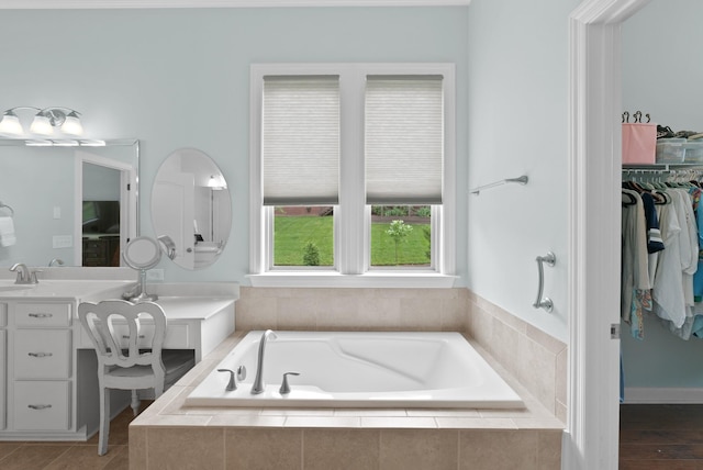 410 Pastoral Way, Nolensville, TN 37135 - full bath with a spacious closet, vanity, and a garden tub