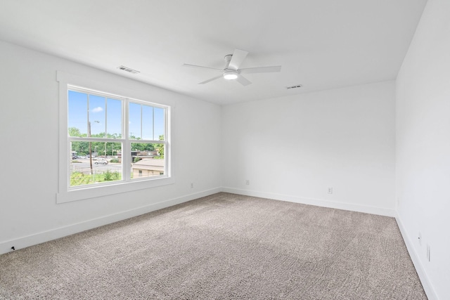 1105 Sunnymeade Dr, Nashville, TN 37216 - unfurnished room with carpet flooring, a ceiling fan, and baseboards