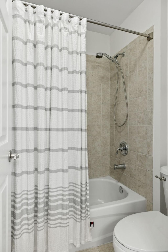 1018 Buddleia Ln, Franklin, TN 37067 - full bath featuring toilet and shower / bath combo with shower curtain