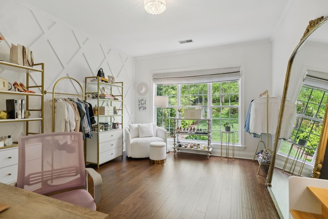 1018 Buddleia Ln, Franklin, TN 37067 - bedroom featuring dark wood finished floors and crown molding