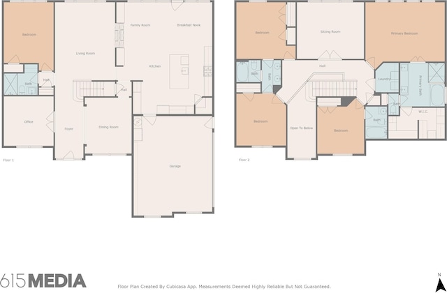 1018 Buddleia Ln, Franklin, TN 37067 - home floor plan