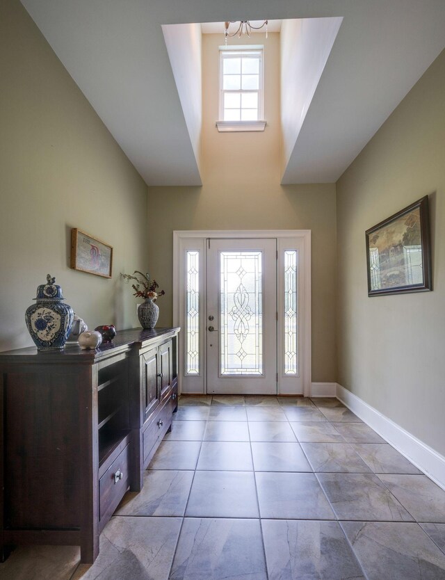 2290 Osburn Rd, Arrington, TN 37014 - foyer entrance featuring baseboards and a high ceiling