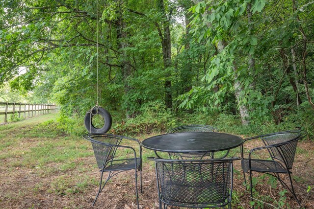 2290 Osburn Rd, Arrington, TN 37014 - view of yard with outdoor dining space