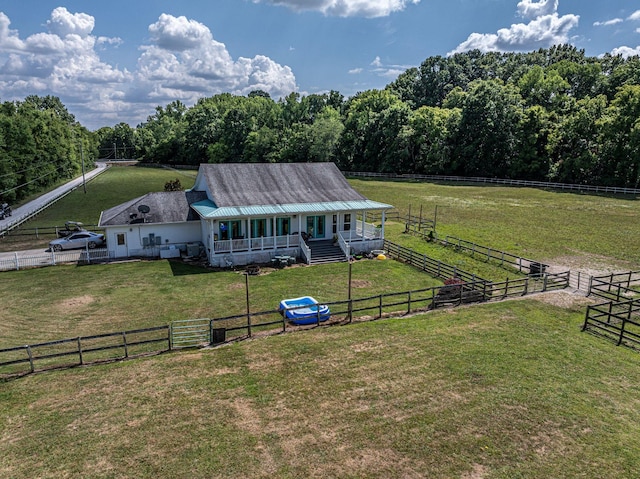 2290 Osburn Rd, Arrington, TN 37014 - view of rural area with agricultural land and a forest