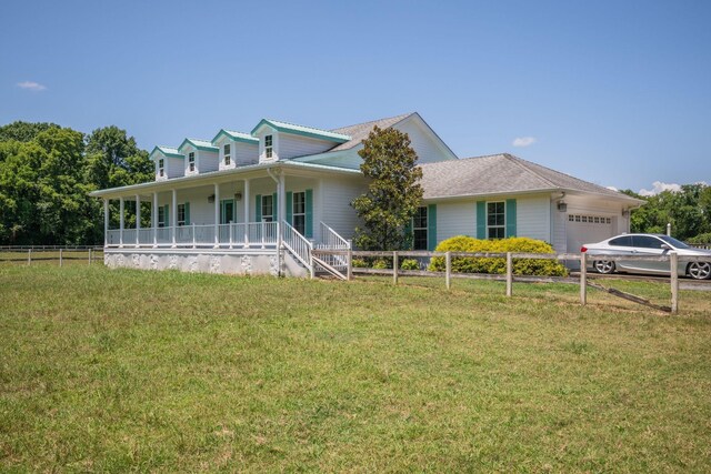 2290 Osburn Rd, Arrington, TN 37014 - farmhouse inspired home featuring an attached garage and a porch