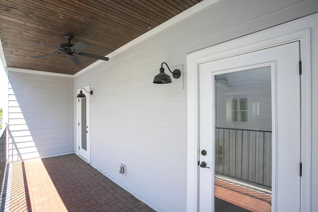1137 Lawrence Ave Unit 1, Madison, TN 37115 - view of exterior entry with a ceiling fan
