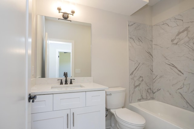 1137 Lawrence Ave Unit 1, Madison, TN 37115 - full bathroom with toilet, vanity, and bathing tub / shower combination