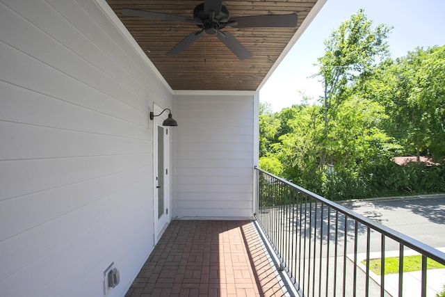 1137 Lawrence Ave Unit 1, Madison, TN 37115 - balcony with a ceiling fan