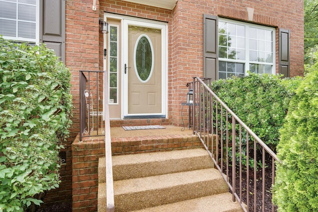 1201 Limerick Ln, Franklin, TN 37067 - property entrance with brick siding