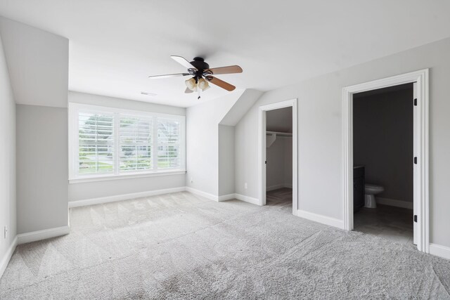4136 Banner Square Ln, Arrington, TN 37014 - additional living space with ceiling fan, carpet floors, and baseboards