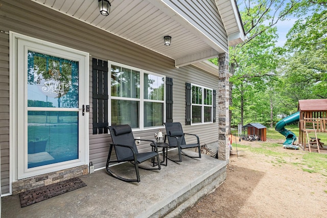 2328 C C C Rd, Dickson, TN 37055 - view of patio / terrace with a playground