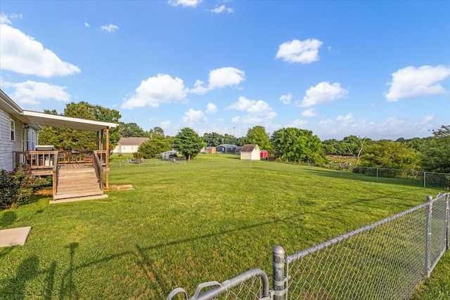 4190 Tanyard Hill Rd, Lynchburg, TN 37352 - view of yard with a deck