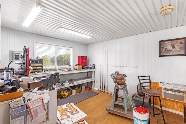 4190 Tanyard Hill Rd, Lynchburg, TN 37352 - home office featuring hardwood / wood-style flooring