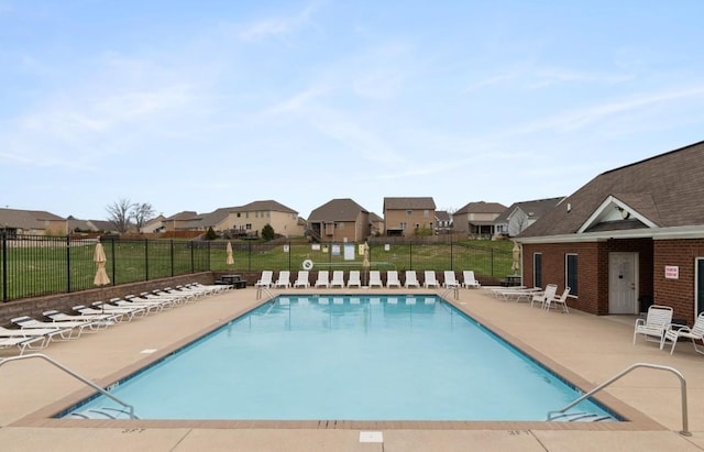 3029 Alan Dr, Spring Hill, TN 37174 - community pool featuring a patio area and a residential view