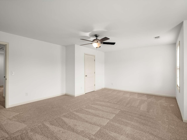 3029 Alan Dr, Spring Hill, TN 37174 - carpeted empty room featuring a ceiling fan and baseboards