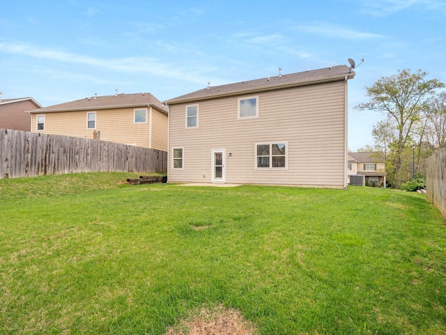 3029 Alan Dr, Spring Hill, TN 37174 - back of property with central air condition unit