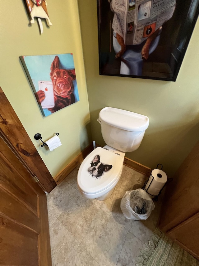 225 Bill Hunter Rd, Celina, TN 38551 - bathroom with toilet and baseboards