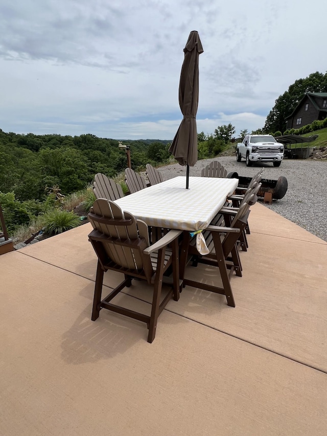 225 Bill Hunter Rd, Celina, TN 38551 - view of patio / terrace featuring outdoor dining space